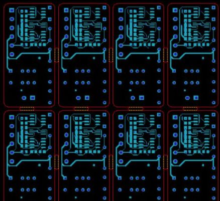5G滤波器PCB电路板-拼板