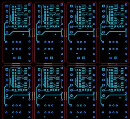 5G滤波器PCB电路板-拼板